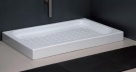 Piatto doccia Vittoria rettangolare 70 x 100 smaltato su 3 lati installabile ad appoggio. Esedra 