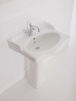 Lavabo con colonna bianco da 74x57 Magica Falerii
