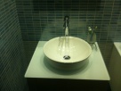 Lavabo da appoggio tondo in ceramica bianco Althea