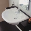 Lavabo semincasso Mir&ograve; Bianco Galvit