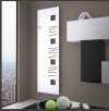 Termoarredo Paxton Alluminio Spazzolato con retroilluminazione Hotech Design